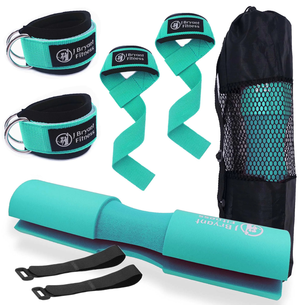 Hip Thrusts Barbell Pad Set with Ankle Strap