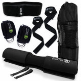 Hip Thrusts Barbell Pad Set with Ankle Strap