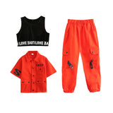 Hiphop Street Ballroom Dancing Clothes Wear Kids Jazz