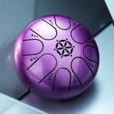 Hluru Glucophone Steel Tongue Drum 5.5 Inch 8
