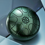 Hluru Glucophone Steel Tongue Drum 5.5 Inch 8