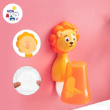 Holder Toothbrush Wall Kidshanging Cup Childbathroom Cartoon Organizer