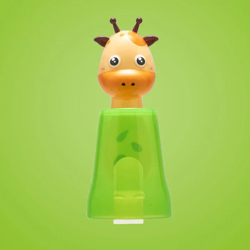 Holder Toothbrush Wall Kidshanging Cup Childbathroom Cartoon Organizer