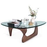 Home Coffee Table Irregular Glass Side Table Modern