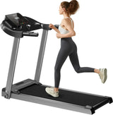 Home Folding Treadmill with Pulse Sensor, 2.5 HP