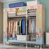 Home Rental Room Bedroom Assembly Hanging Clothes Storage
