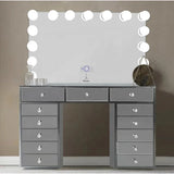 Hot Sale Contemporary Crushed Diamond Mirrored Furniture Vanity