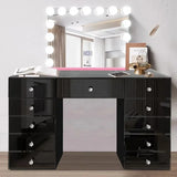 Hot Sale Contemporary Crushed Diamond Mirrored Furniture Vanity