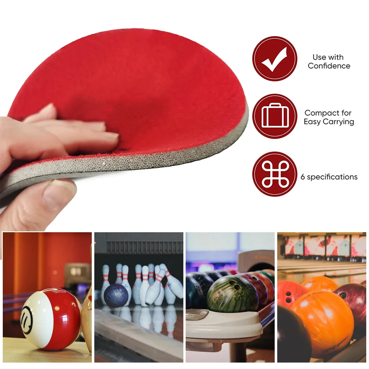 Hot Sale Sanding Bowling Cleaning Professional Bowling Pad