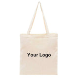 Hot Sale Wholesale 100pcs/lot Eco Friendly Cotton Shopping Canvas Tote Bag with Custom Printed Logo