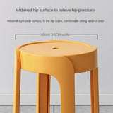 Household Portable Stackable Round Stool Simple Modern Windmill