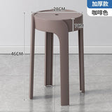 Household Portable Stackable Round Stool Simple Modern Windmill