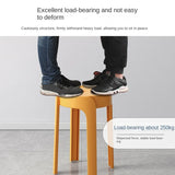Household Portable Stackable Round Stool Simple Modern Windmill