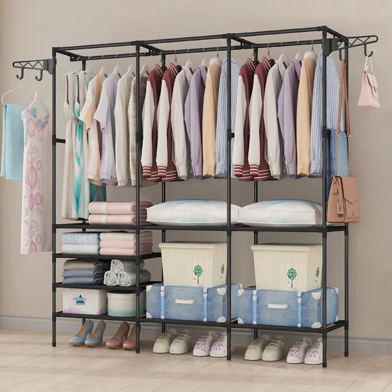 Household Simple Assembly Clothes Hanger Bedroom Coat Rack