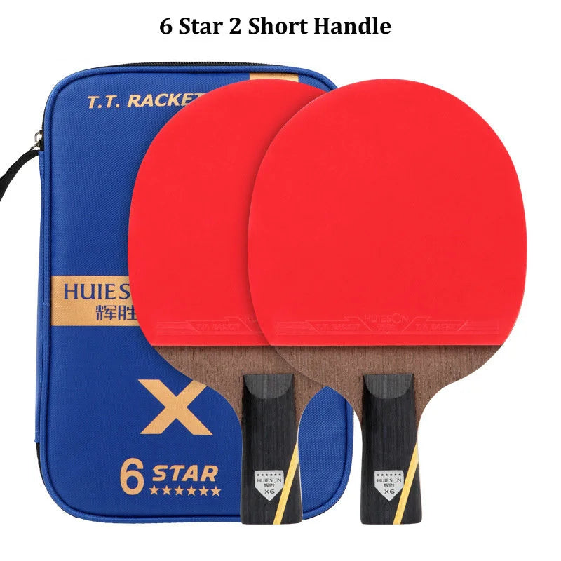 Huieson 2pc Ping Pong Rackets Set 5/6 Star