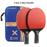 Huieson 2pc Ping Pong Rackets Set 5/6 Star