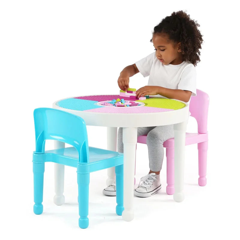 Humble Crew Kids 2-in-1 Plastic Activity Table and