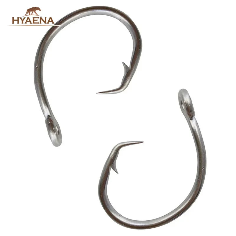 Hyaena 100pcs 39960 Stainless Steel Fishing Hooks Big