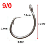 Hyaena 100pcs 39960 Stainless Steel Fishing Hooks Big