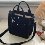 Hylhexyr Solid Color Women's Corduroy Shoulder Bag 2022