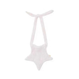 Hylhexyr Star Shape Soft Plush Messenger Bag Candy