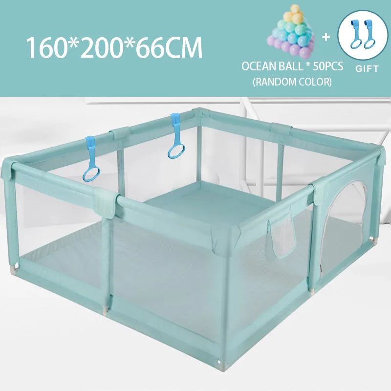 IMBABY Playpen Children Pull rings Free Kids Fence