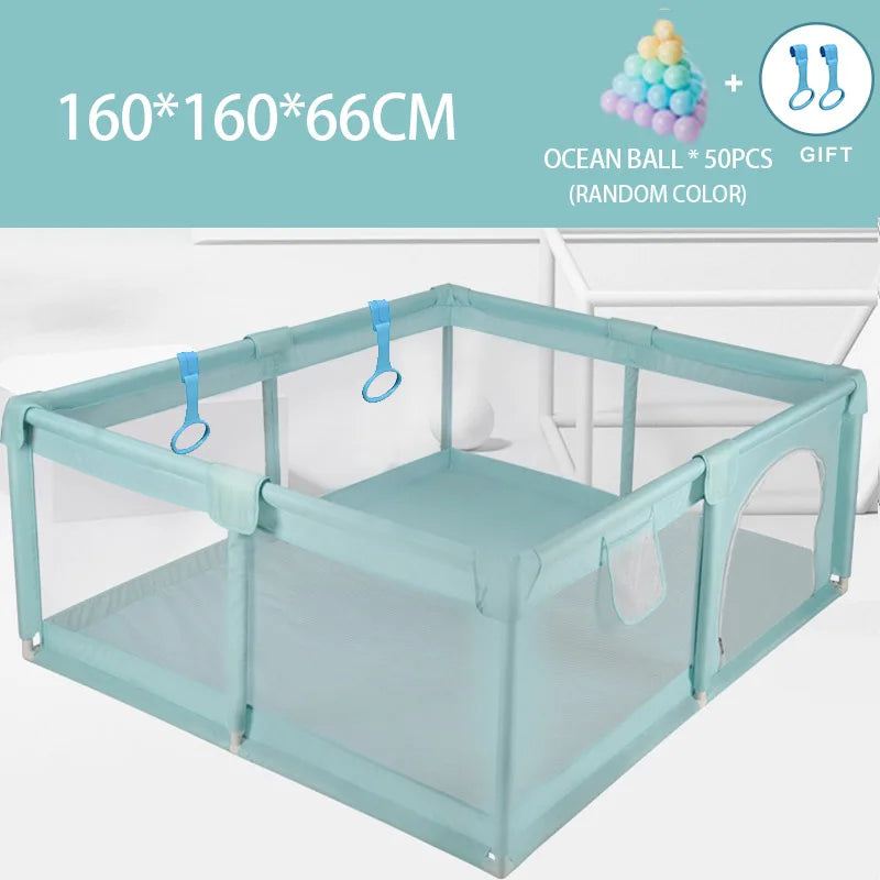 IMBABY Playpen Children Pull rings Free Kids Fence