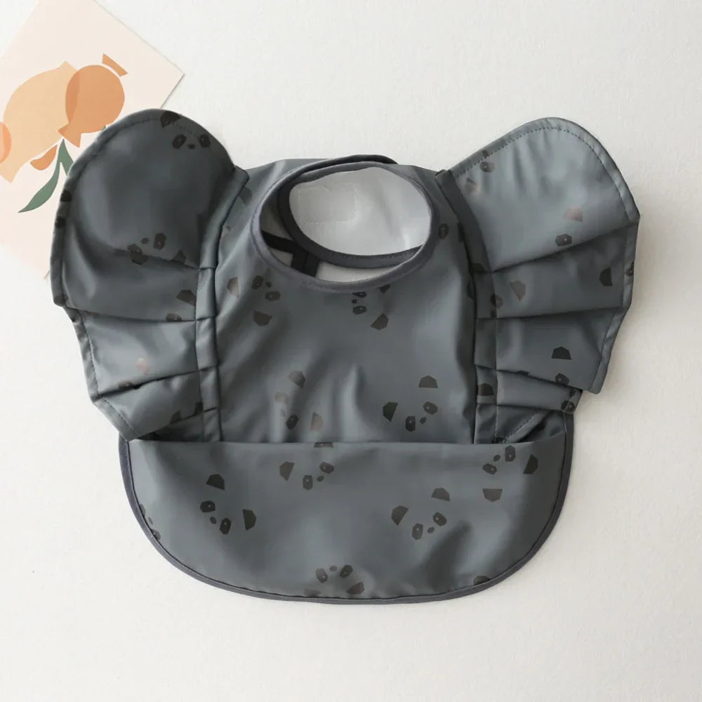 INS Nordic Style Baby Bibs Waterproof Short Sleeve