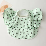 INS Nordic Style Baby Bibs Waterproof Short Sleeve
