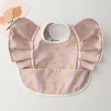 INS Nordic Style Baby Bibs Waterproof Short Sleeve