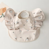 INS Nordic Style Baby Bibs Waterproof Short Sleeve