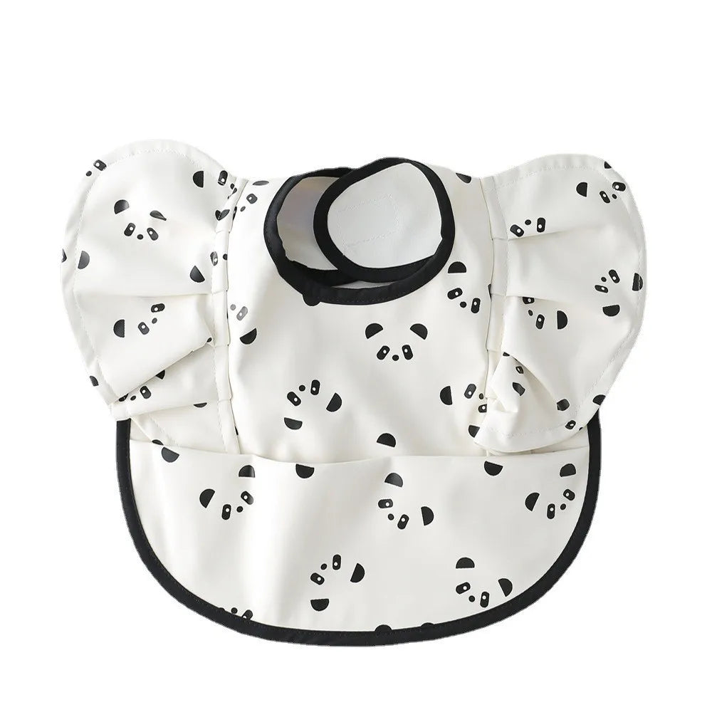 INS Nordic Style Baby Bibs Waterproof Short Sleeve