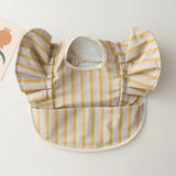 INS Nordic Style Baby Bibs Waterproof Short Sleeve