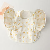 INS Nordic Style Baby Bibs Waterproof Short Sleeve
