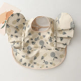 INS Nordic Style Baby Bibs Waterproof Short Sleeve