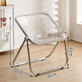 INS Style Folding Chair Korean Simple Creative Acrylic