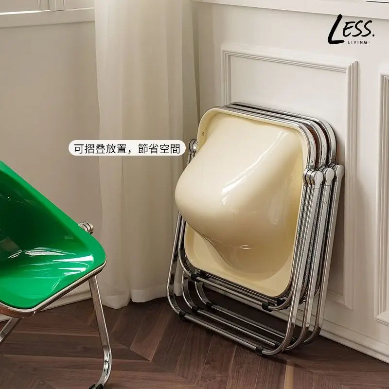 INS Style Folding Chair Korean Simple Creative Acrylic
