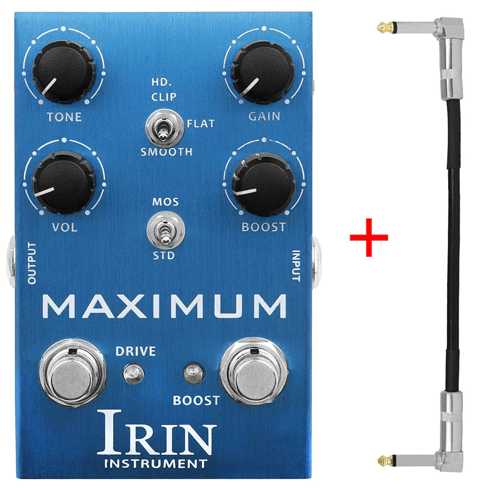 IRIN AN-41 Electric Guitar Effects Pedal MAXIMUM Overdrive