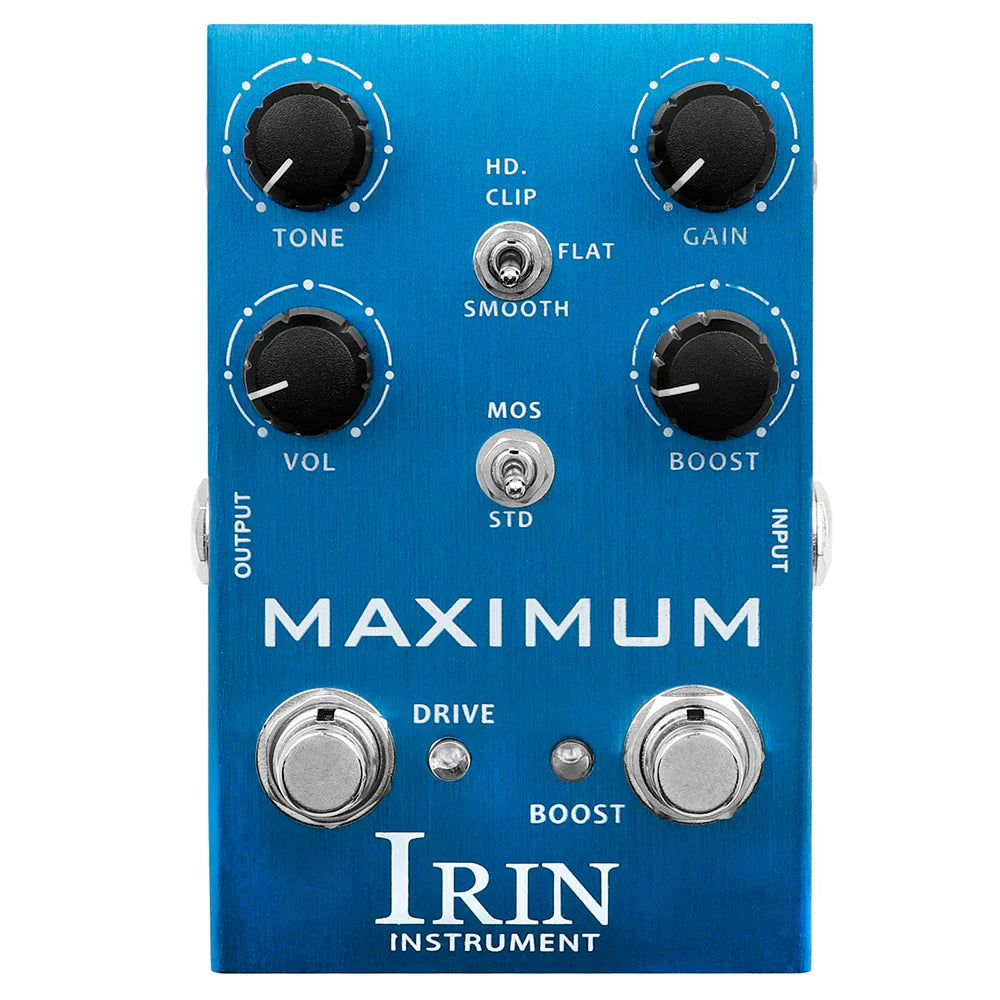 IRIN AN-41 Electric Guitar Effects Pedal MAXIMUM Overdrive