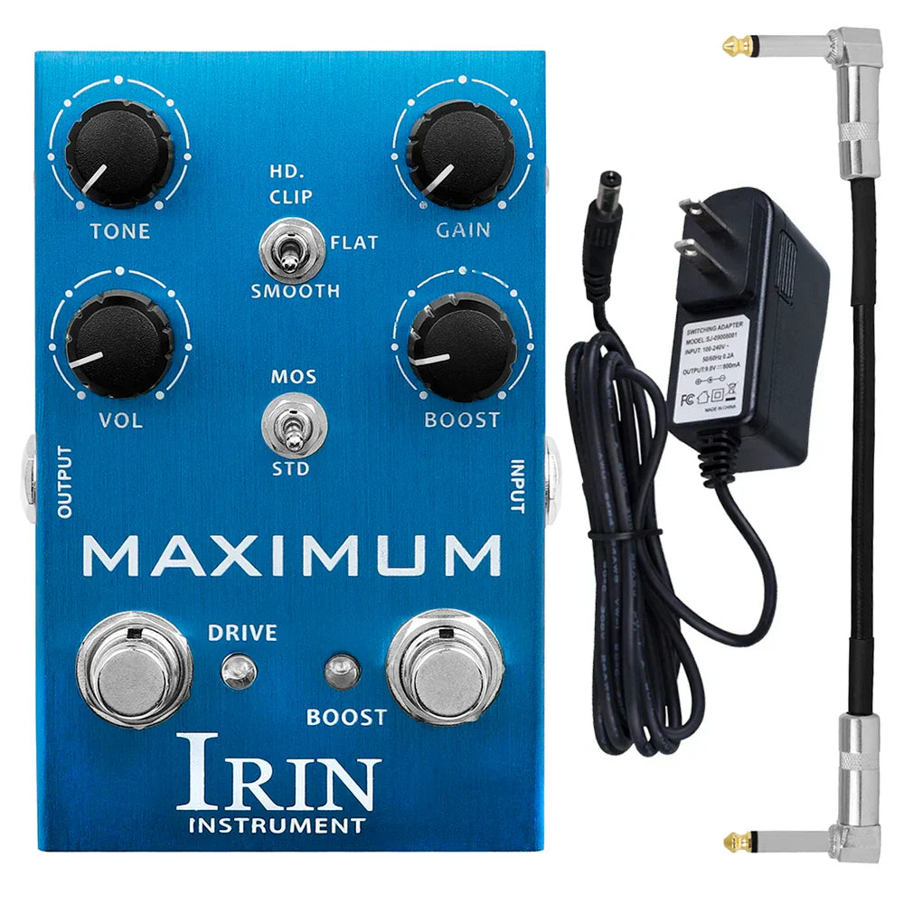 IRIN AN-41 Electric Guitar Effects Pedal MAXIMUM Overdrive