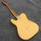 In stock, ash yellow used electric guitar, real