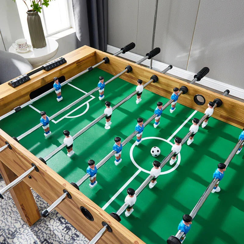 Indoor Large Wood Grain Soccer Table, Adult Game