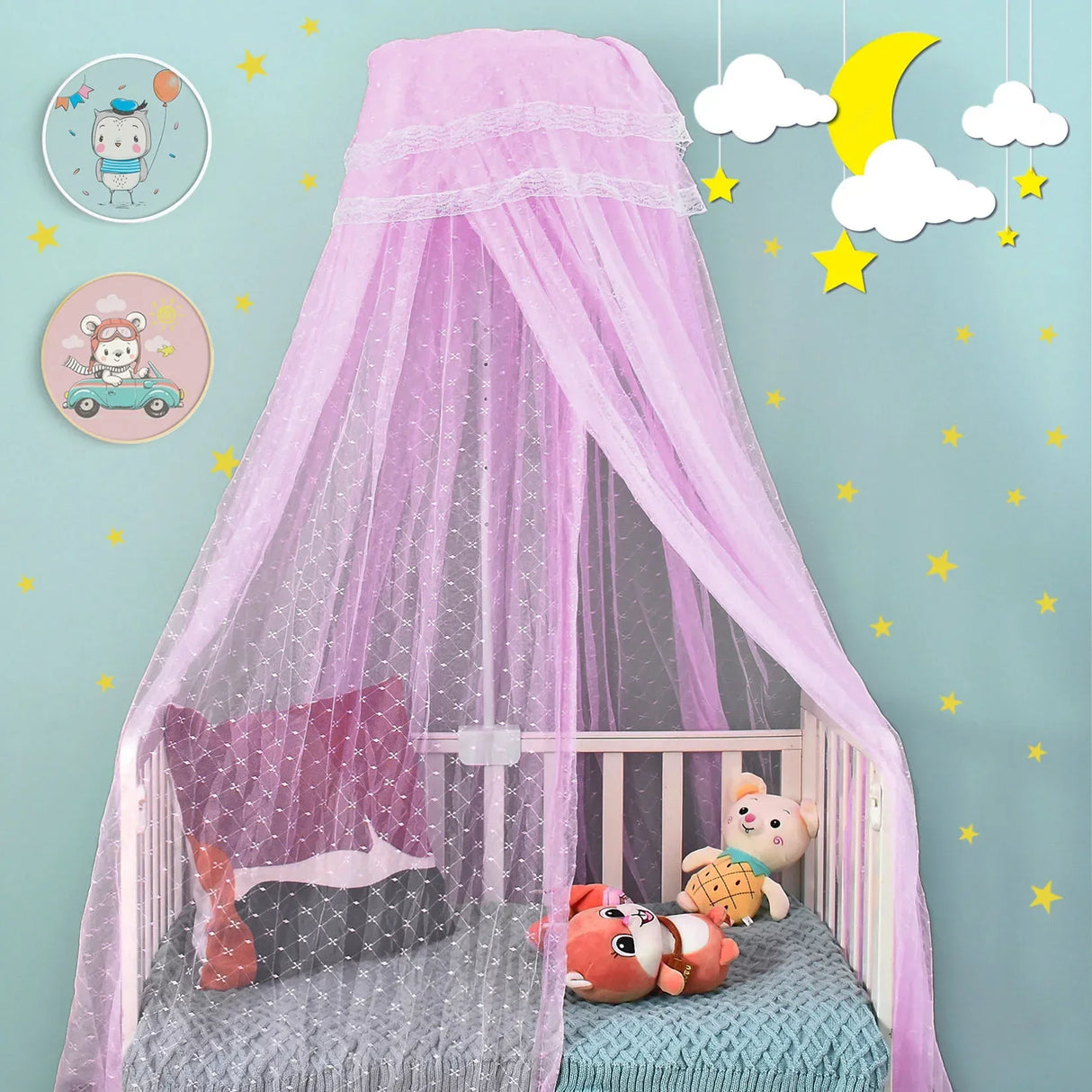 Infant Baby Bed Crib Netting Summer Baby Mosquito