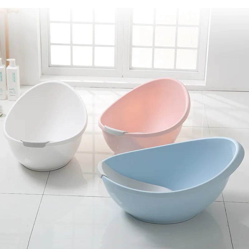 Infant PP Thickened Egg-shaped Bathtub Bath Bucket Baby