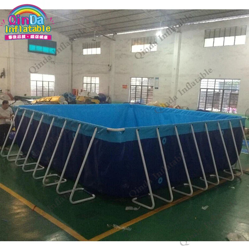 Inflatable Frame Pool Amusement Water Park Above Ground