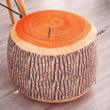Inflatable Stool Thicken Cotton Cover Cartoon Plush 3D