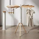 Installation-free Drying Rack,Tripod Clothes Drying Rack, Garment Rack