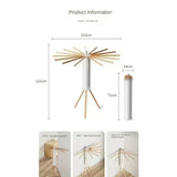 Installation-free Drying Rack,Tripod Clothes Drying Rack, Garment Rack