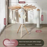 Installation-free Drying Rack,Tripod Clothes Drying Rack, Garment Rack