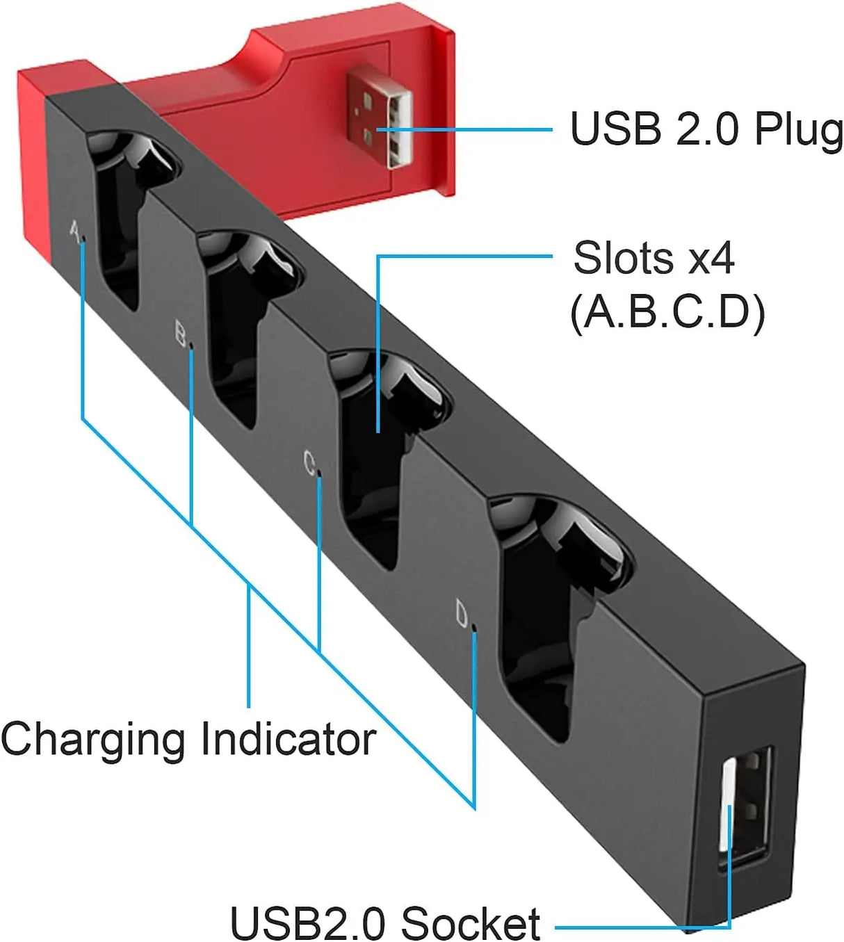 Ipega Joy Con Charger Charging Dock Stand Station